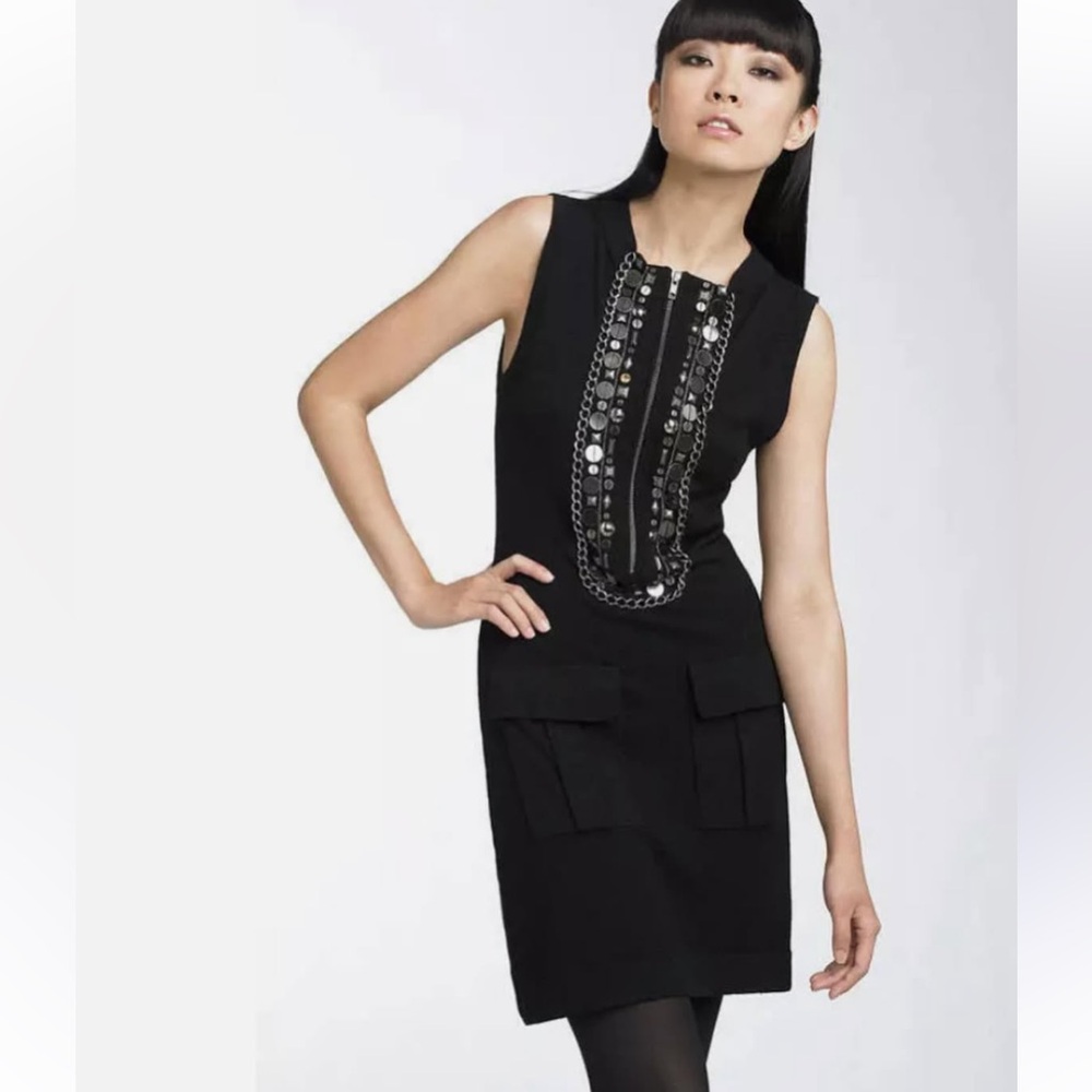 Nanette Lipore 100% Merino Wool Fine Knit Dress